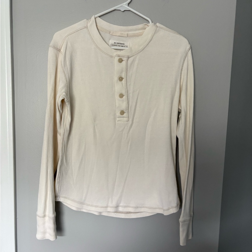 REI Long Sleeve Henley Thermal Top